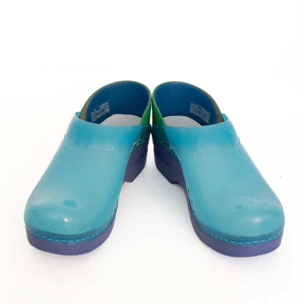 Dansko Professional - Translucent Blue Clogs Size 38 EU - Picture 8 of 12